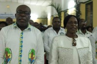 Activité politique : Tournée politique du secrétaire général du Parti Démocratique Gabonais (PDG) dans la province, du Woleu-Ntem ; Présence remarquée du camarade CHRISTIAN ABESSOLO MENGUEY, à l’étape d’Oyem